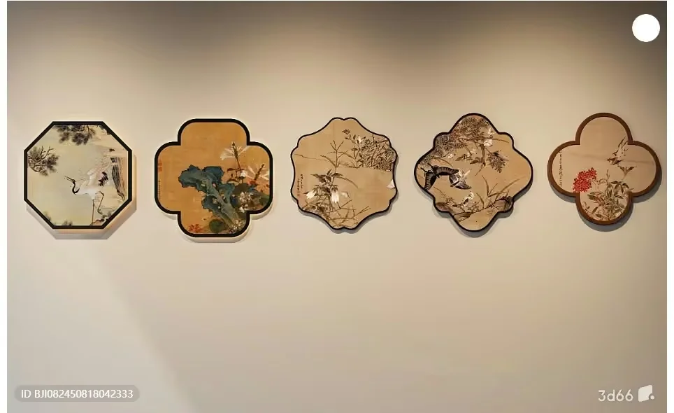 Wall Art With Asian-Inspired Designs 3D Model – 1883 – VRAY Render