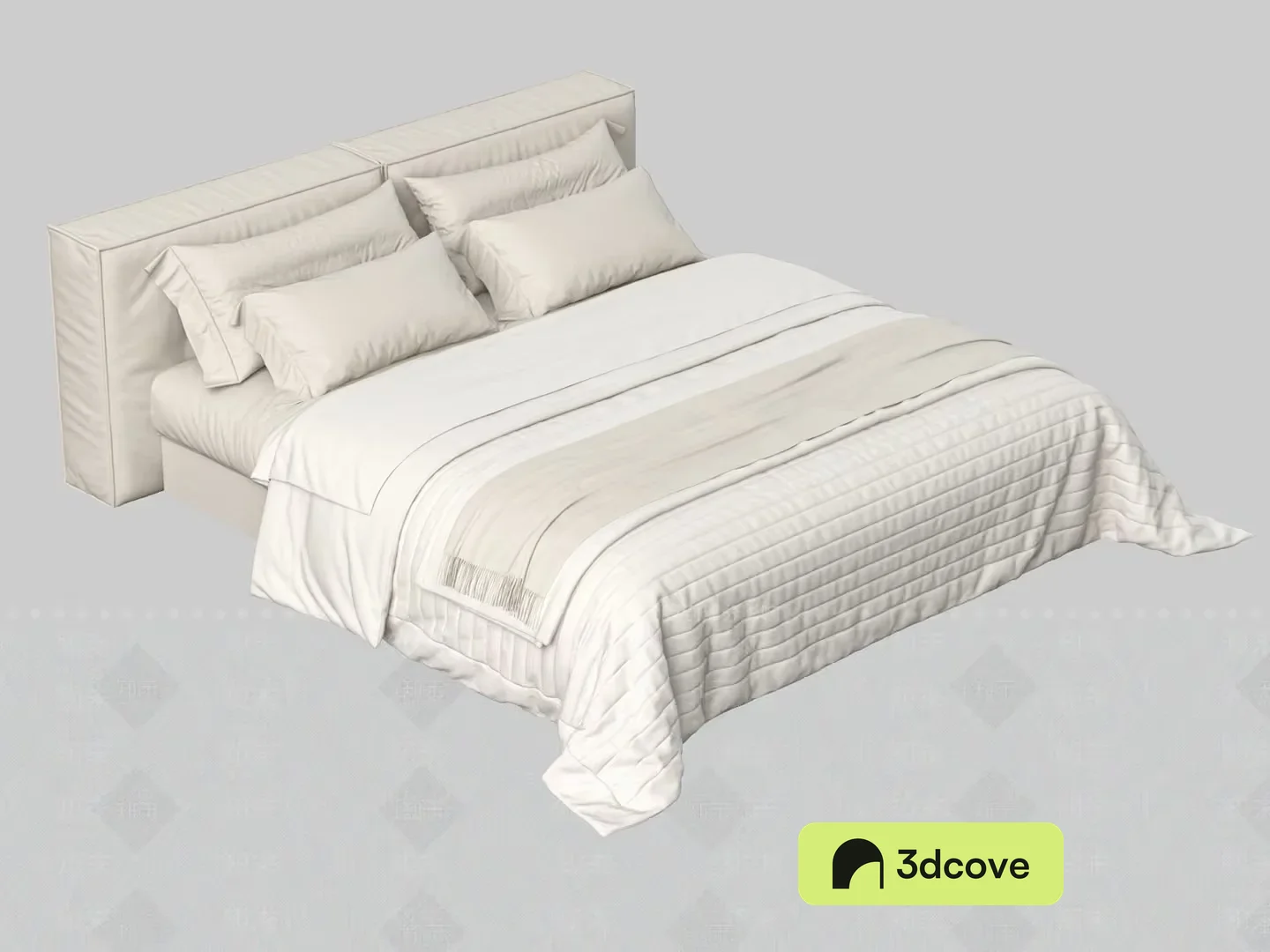 Cozy White Bed