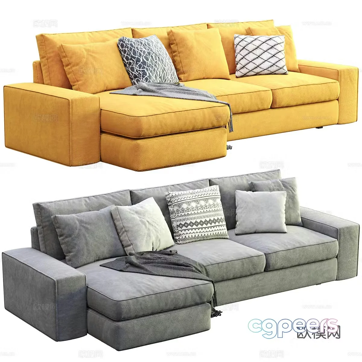 Corner sofa 3d model