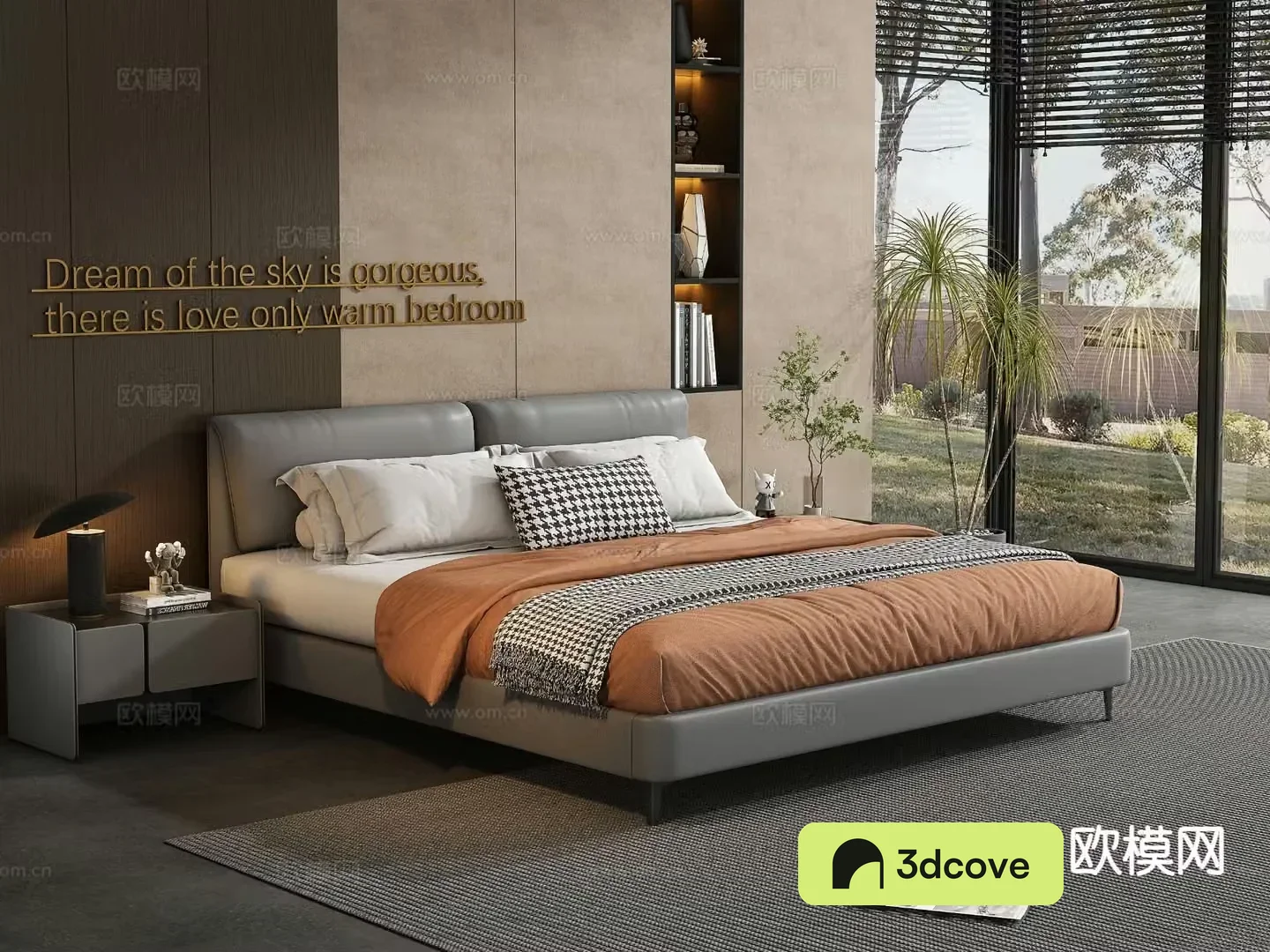 Italian double bed