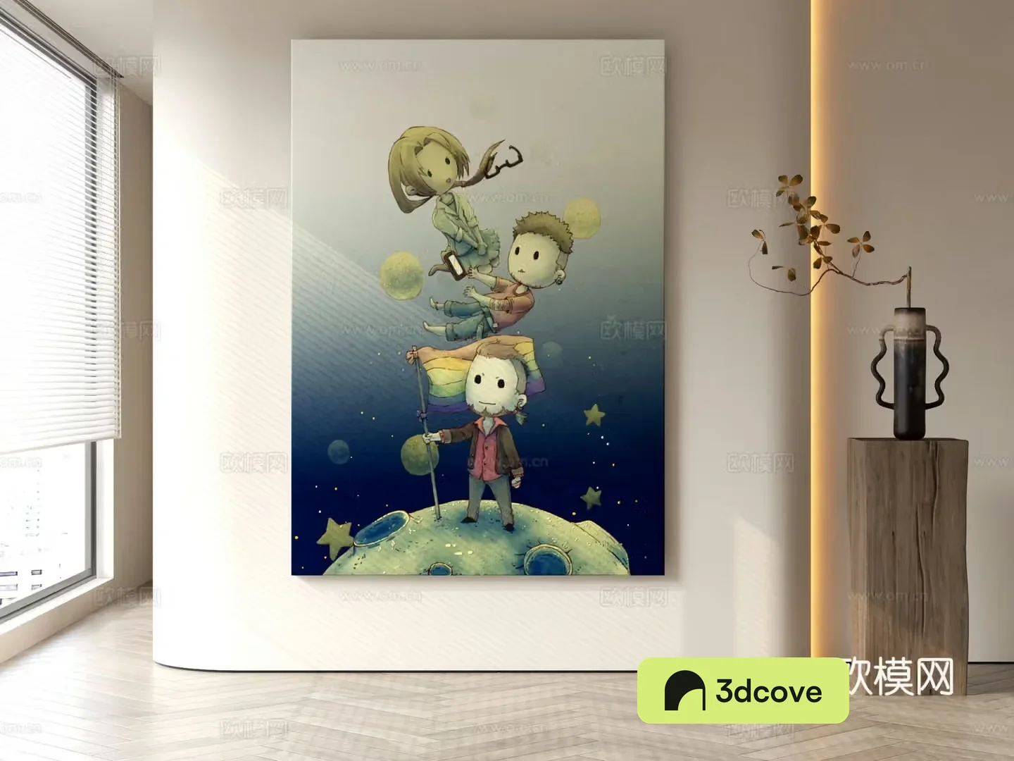 Modern style decorative painting