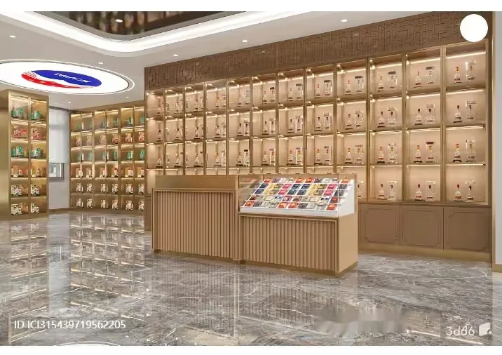 A Display Case With Various Items 3D Model – 1893 – VRAY Render