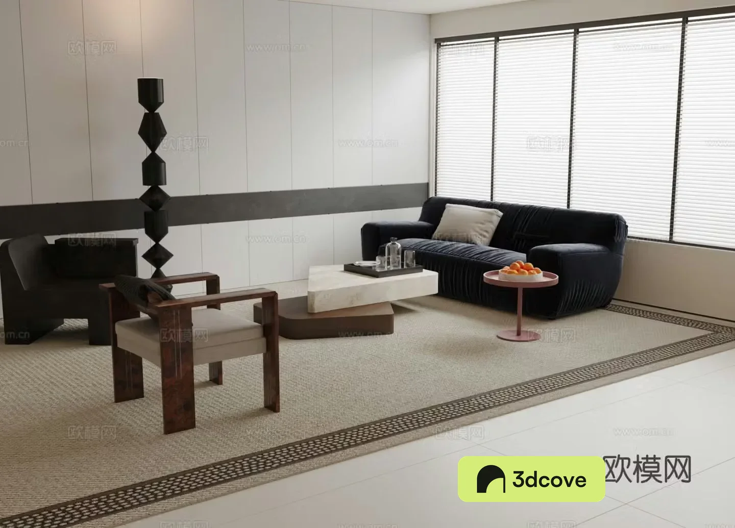 Medieval style modular sofa