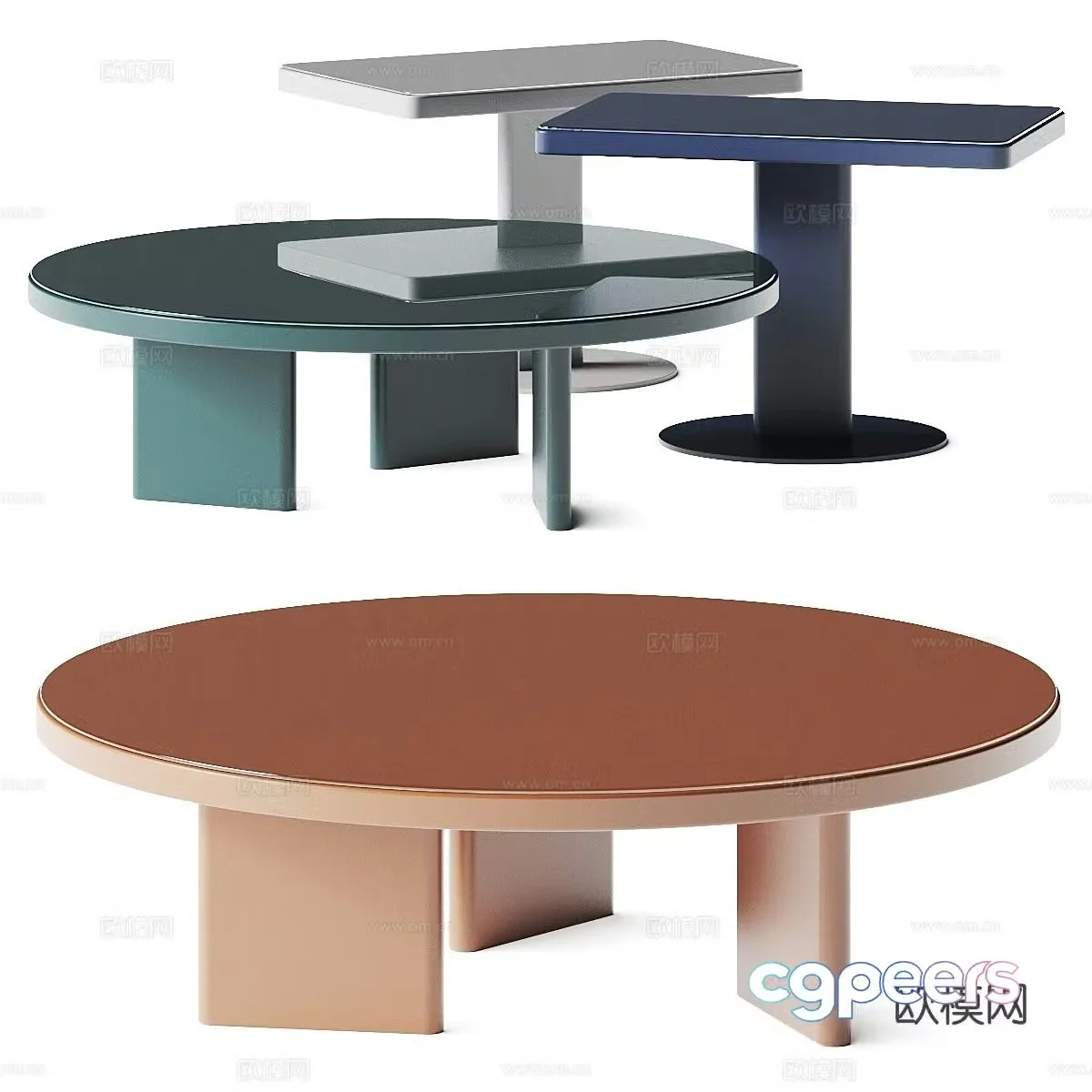 3D model of mother-in-law coffee table