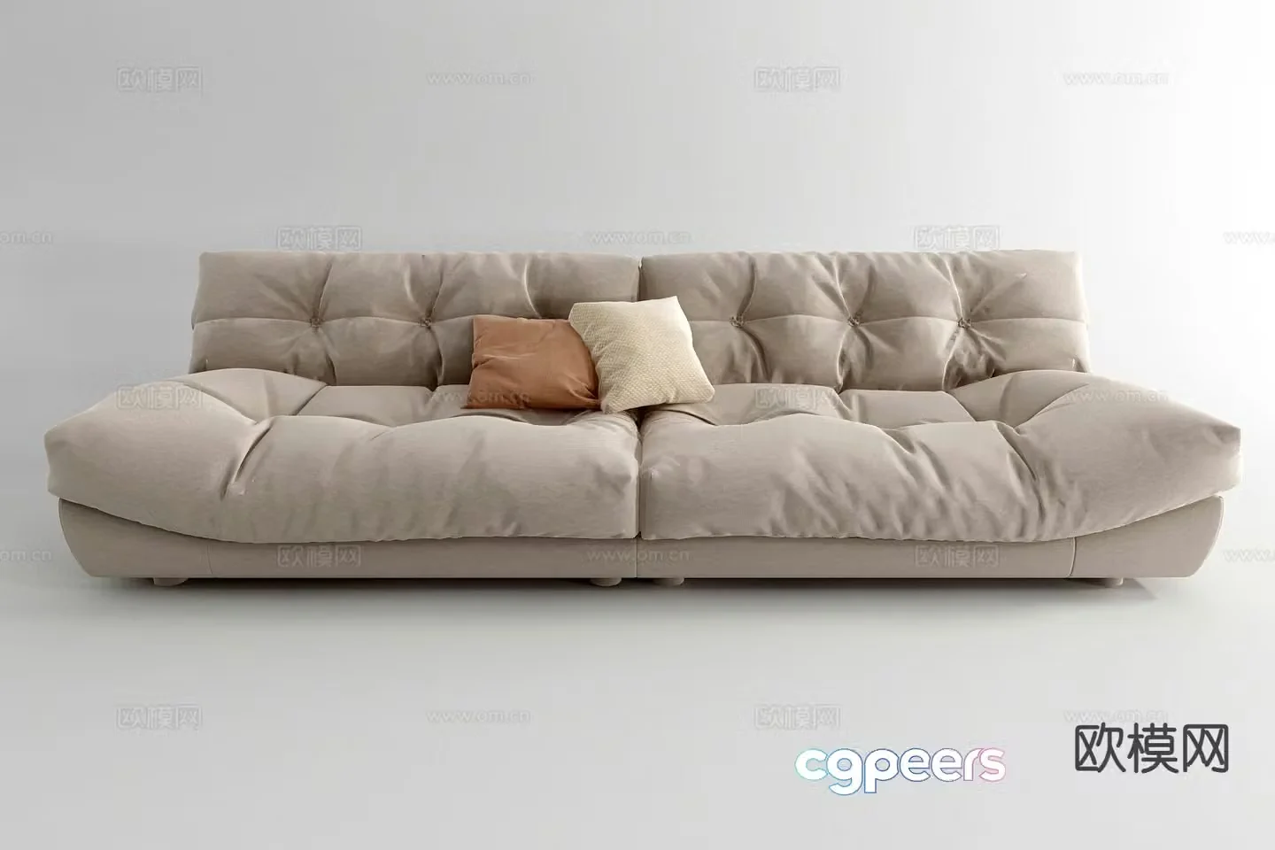 Modern love sofa 3d model