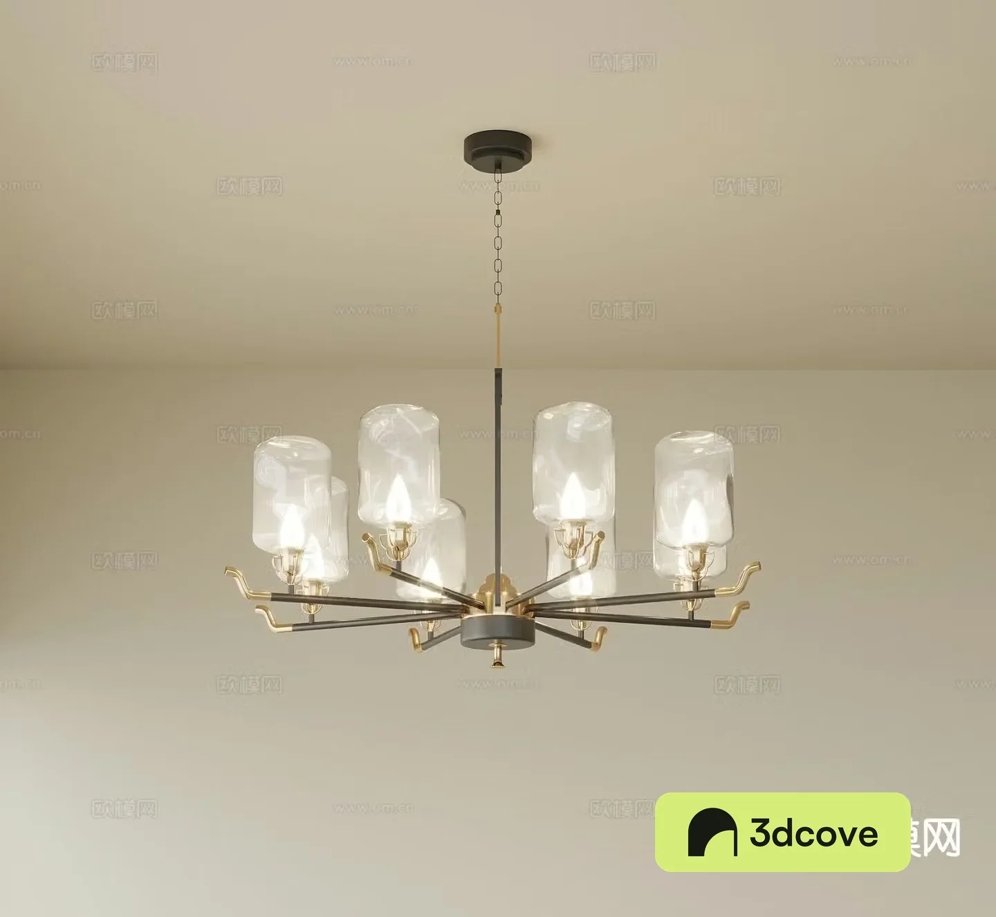New Chinese style chandelier multi-head chandelier