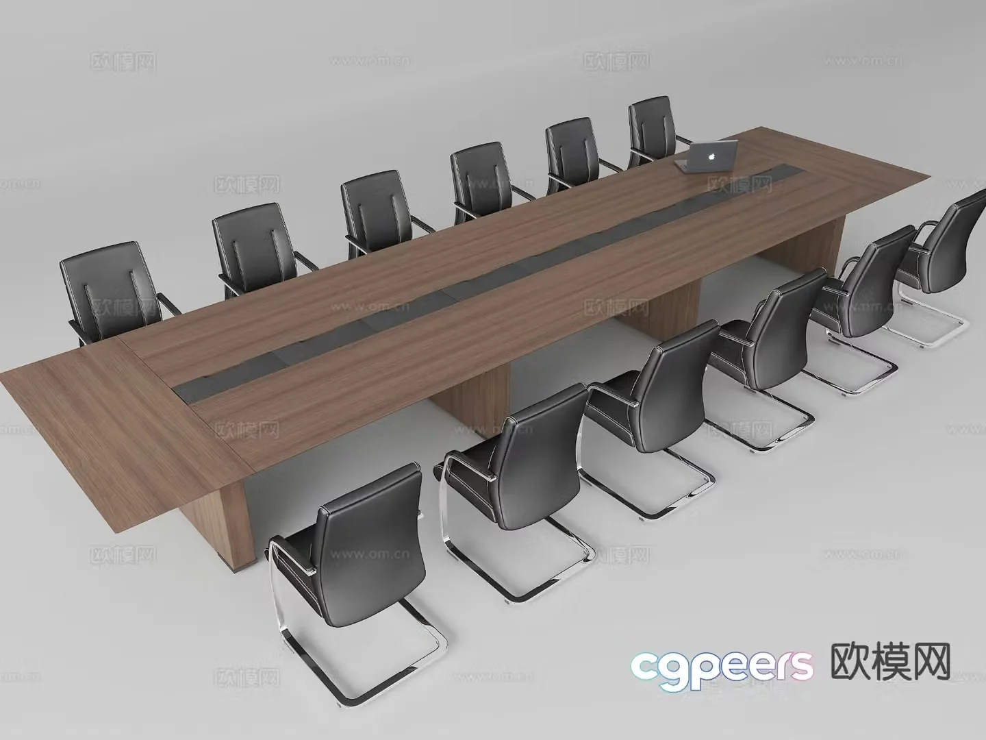 Modern conference table 3d model