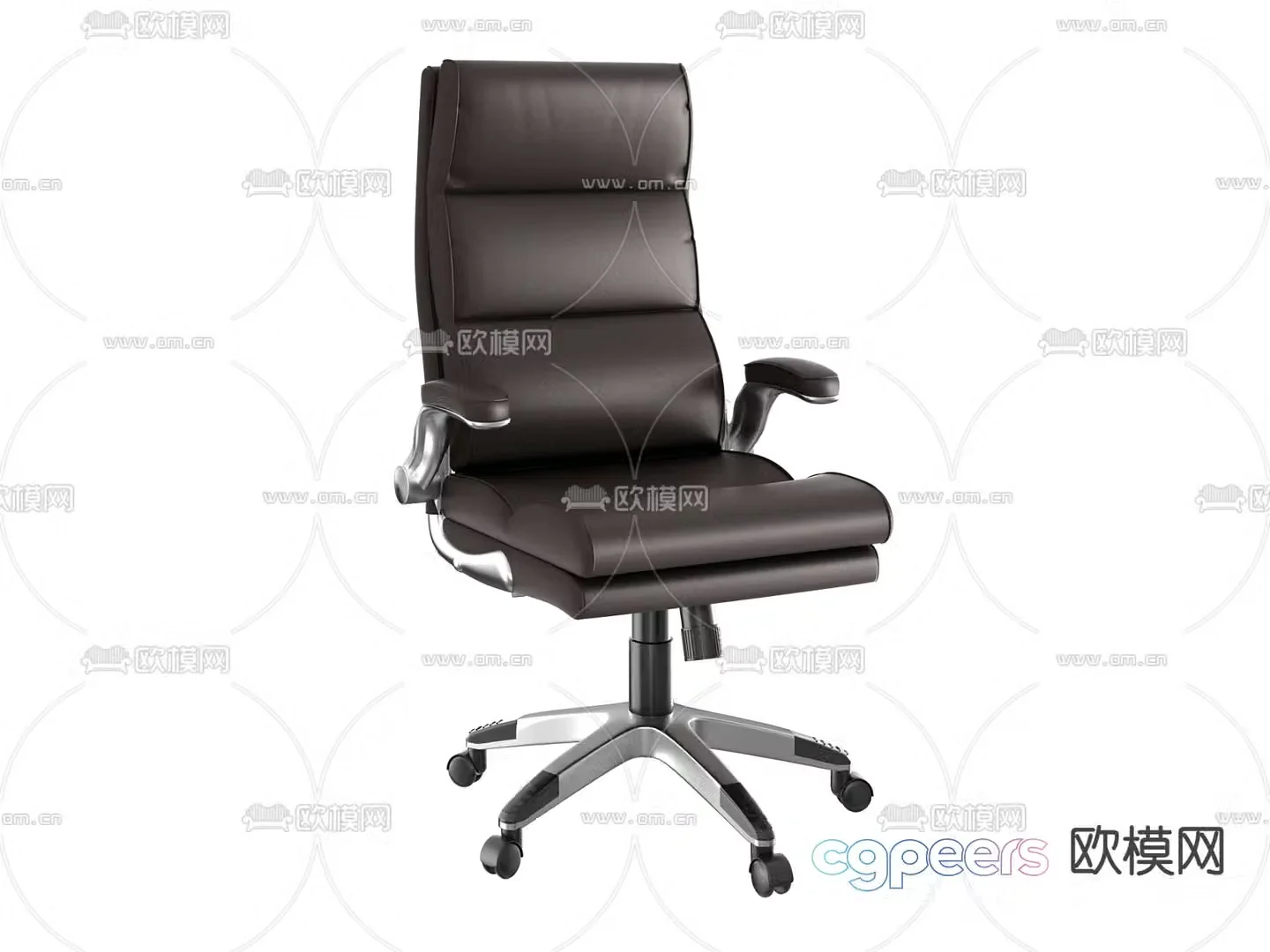 Modern office chair leather chair 3d model