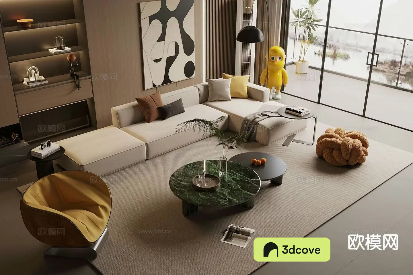 Modern combination sofa