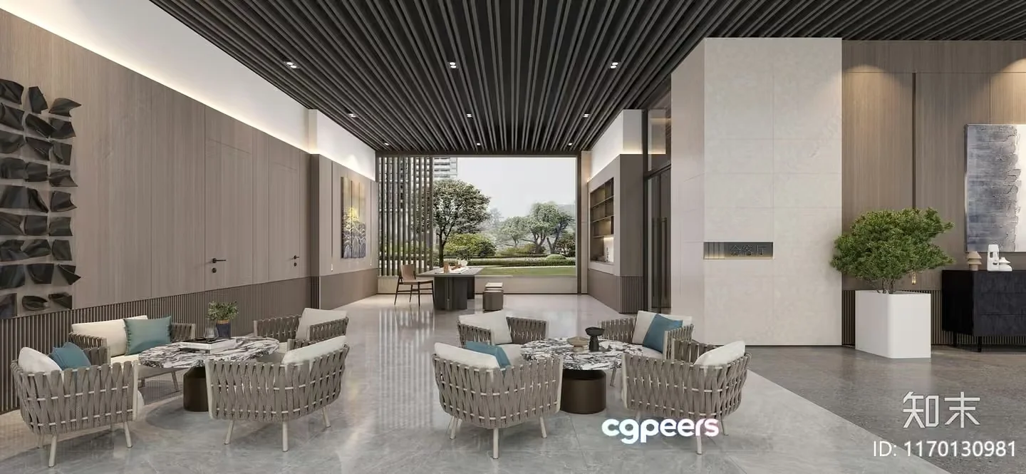 Modern Interior Design 3D Model – 1621 – VRAY Render