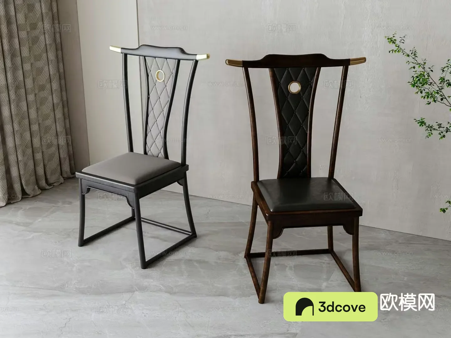 New Chinese style chair dining chair