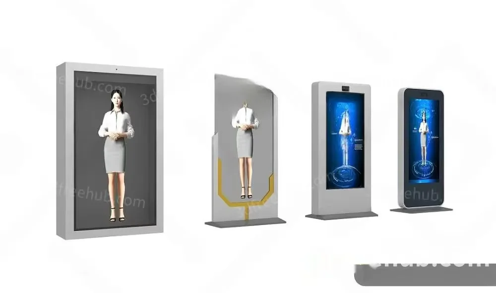 Modern Digital Displays 3D Model – 21480 – VRAY Render