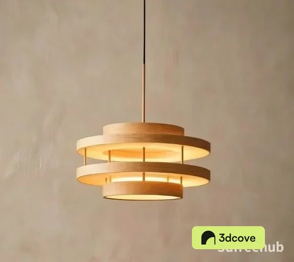 Wooden Light Fixture