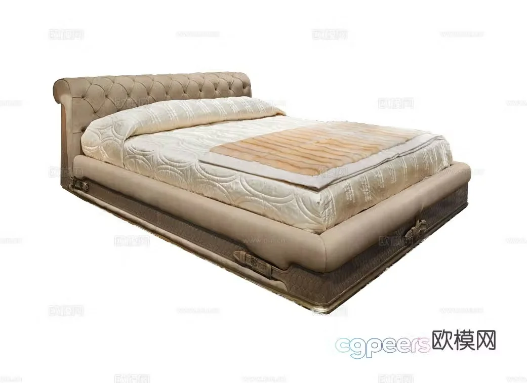 Visionnaire CHESTER LAURENCE Double Bed 3D Model