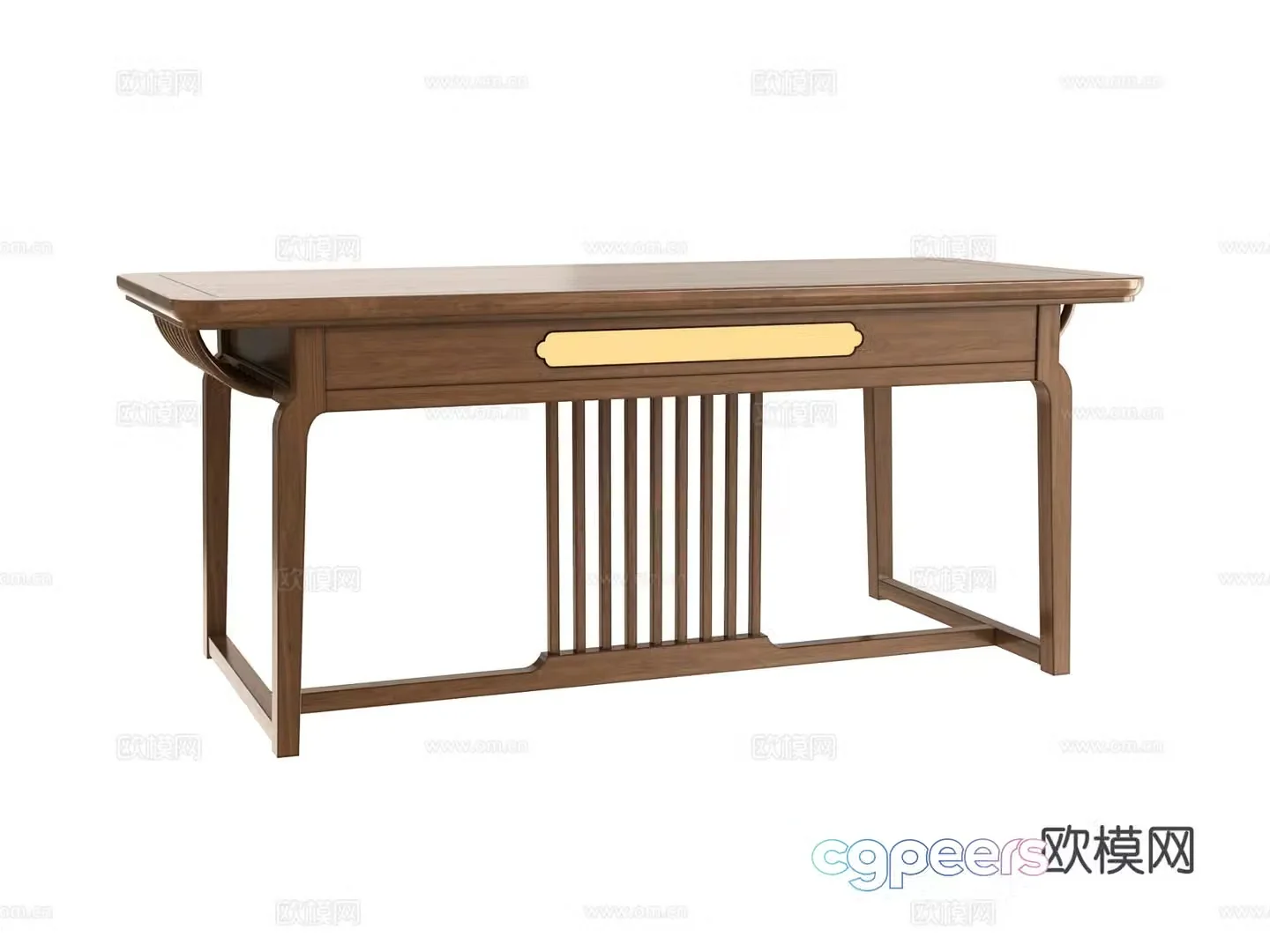 New Chinese style tea table tea table 3d model