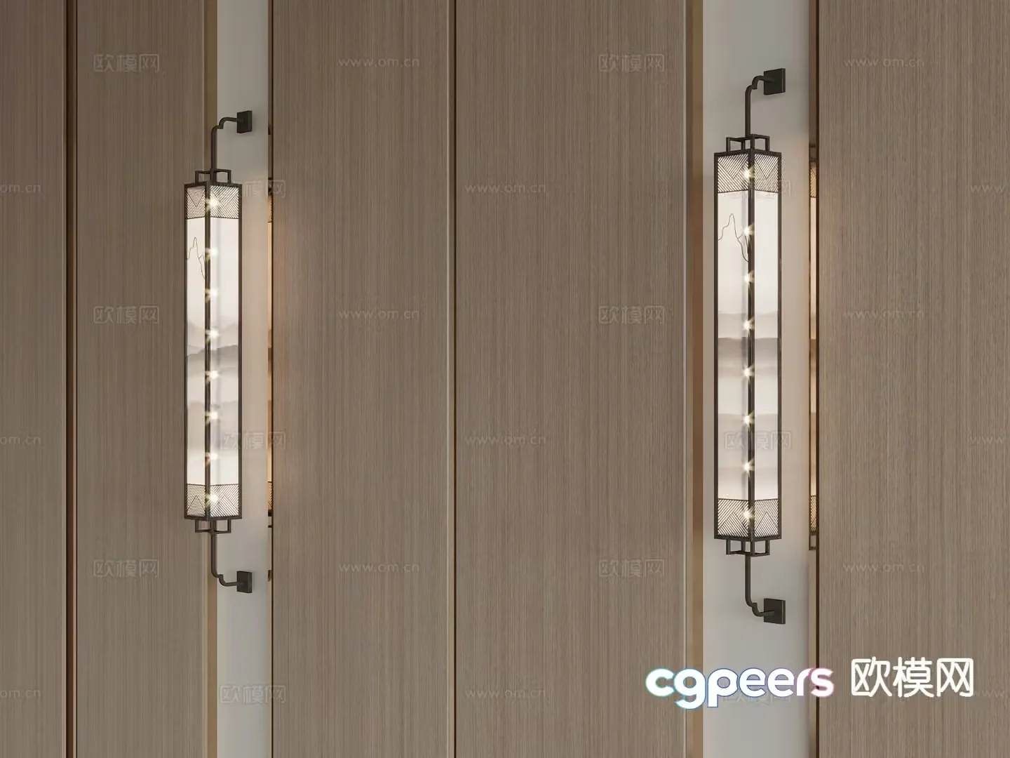 Modern Light Fixture 3D Model – 8785 – VRAY Render