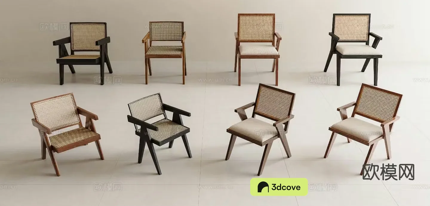 Wabi-sabi chair leisure chair rattan chair