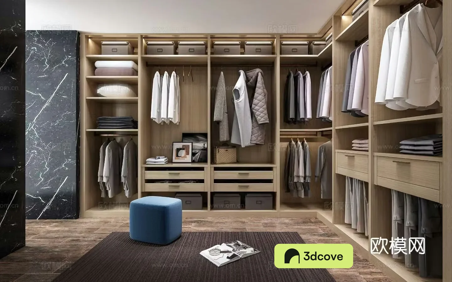 Modern cloakroom