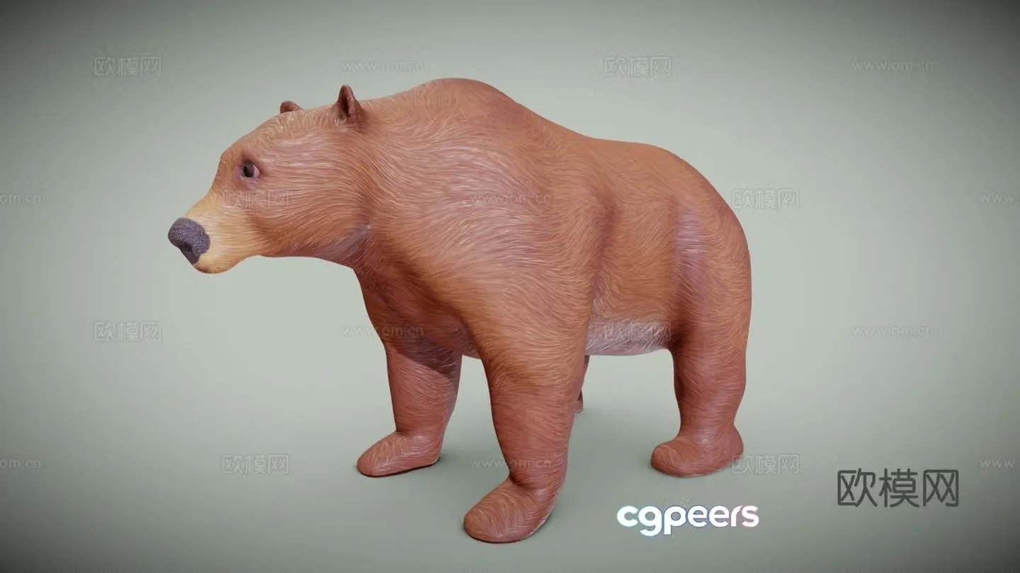Sculpture hut – Bear 3D model