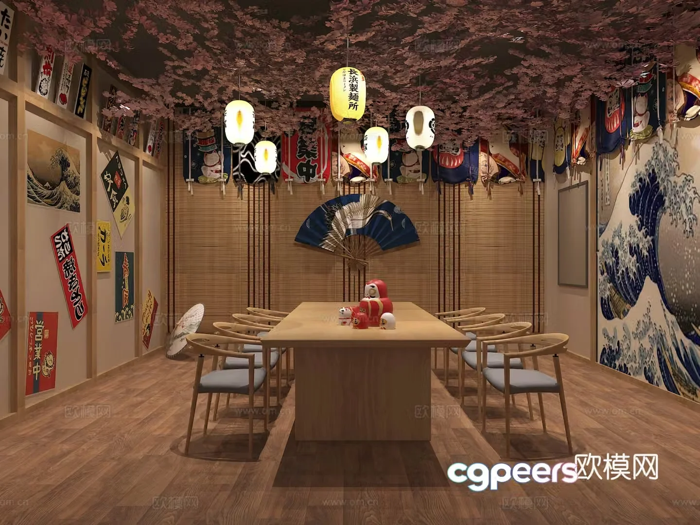 Japanese script killing reasoning 3D model