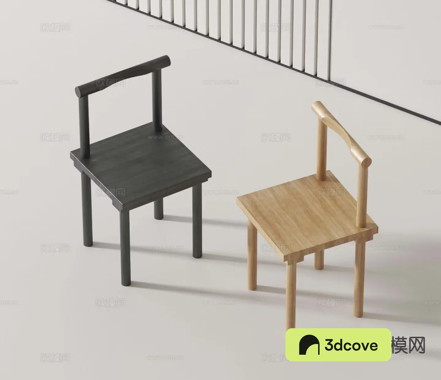 modern single chair wooden chair