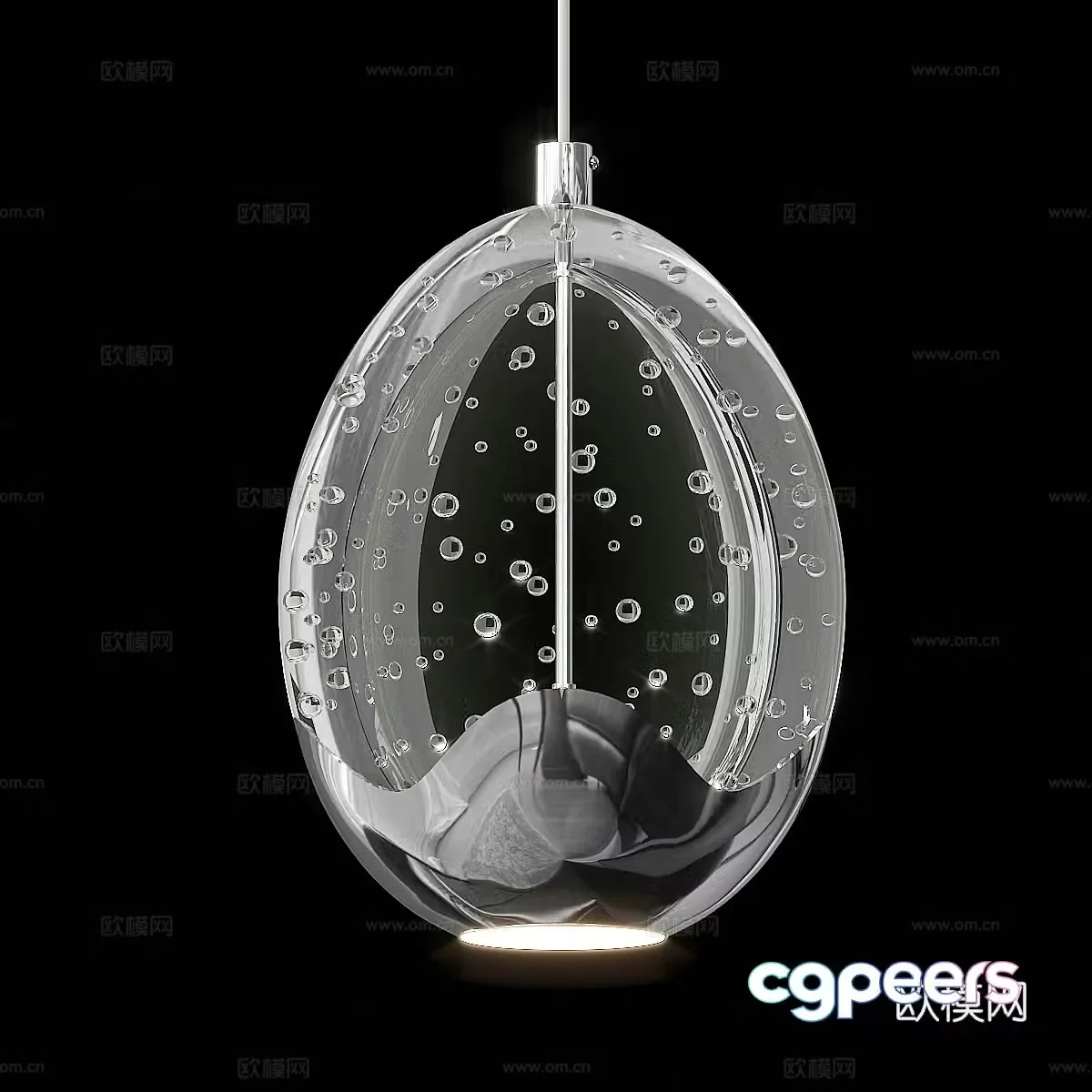 Modern decorative chandeliers 3d model