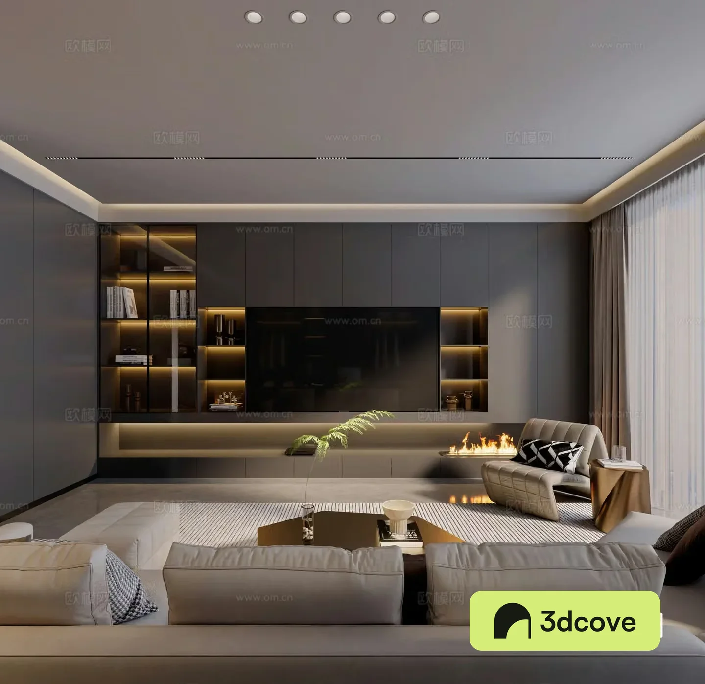 Dark Wind Living Room