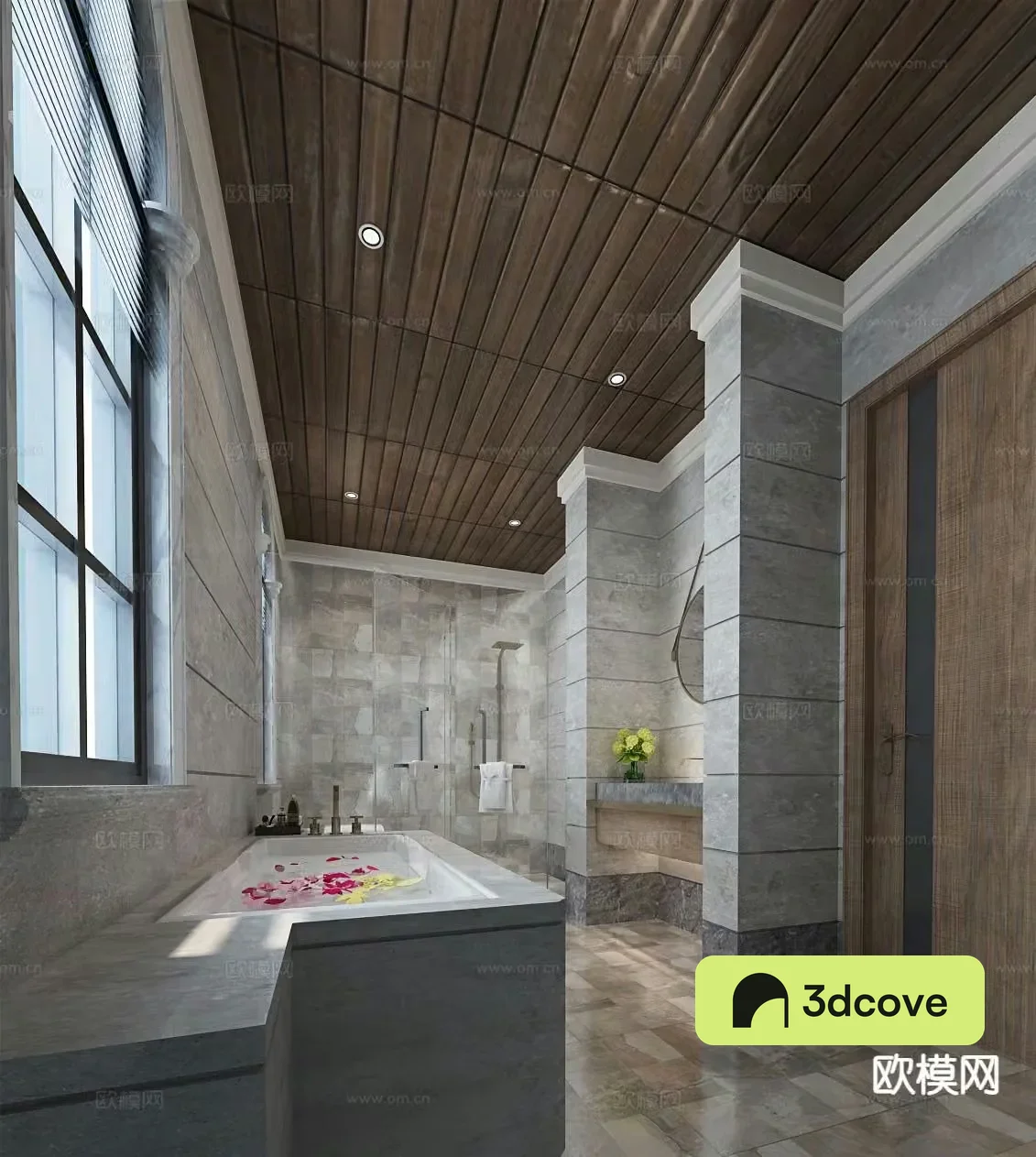 Chinese style bathroom