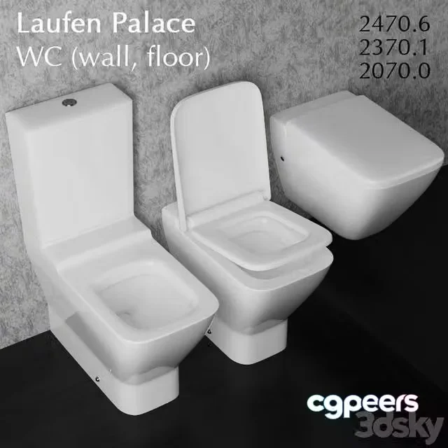 3ds Max Free – Laufen Palace WC