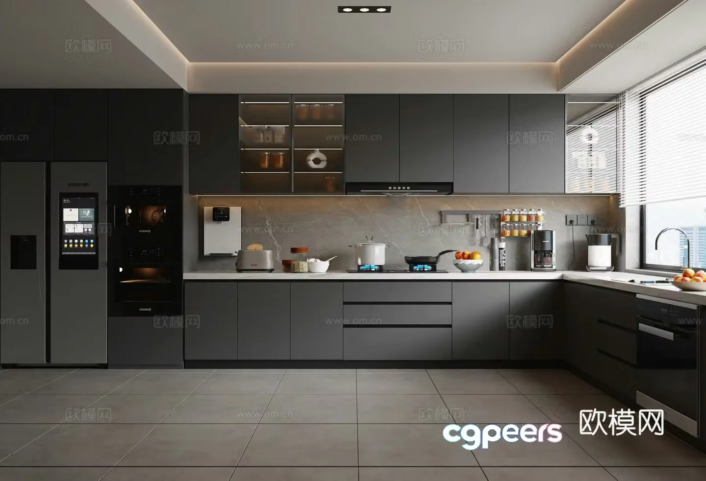 Italian kitchen 3d model