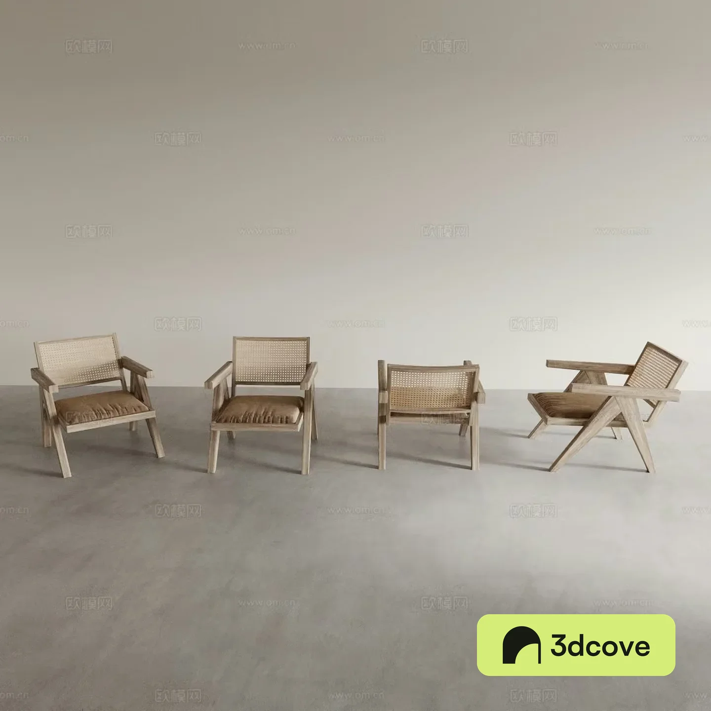 Log style leisure chair armchair back chair