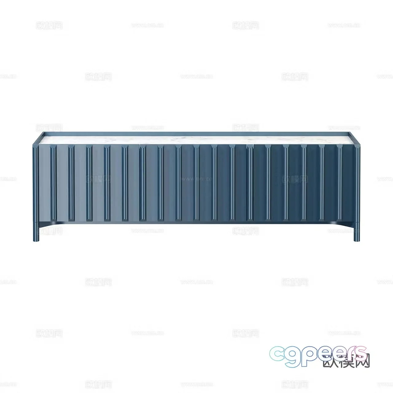Miniforms Italian sideboard sideboard decorative cabinet storage cabinet 3d model