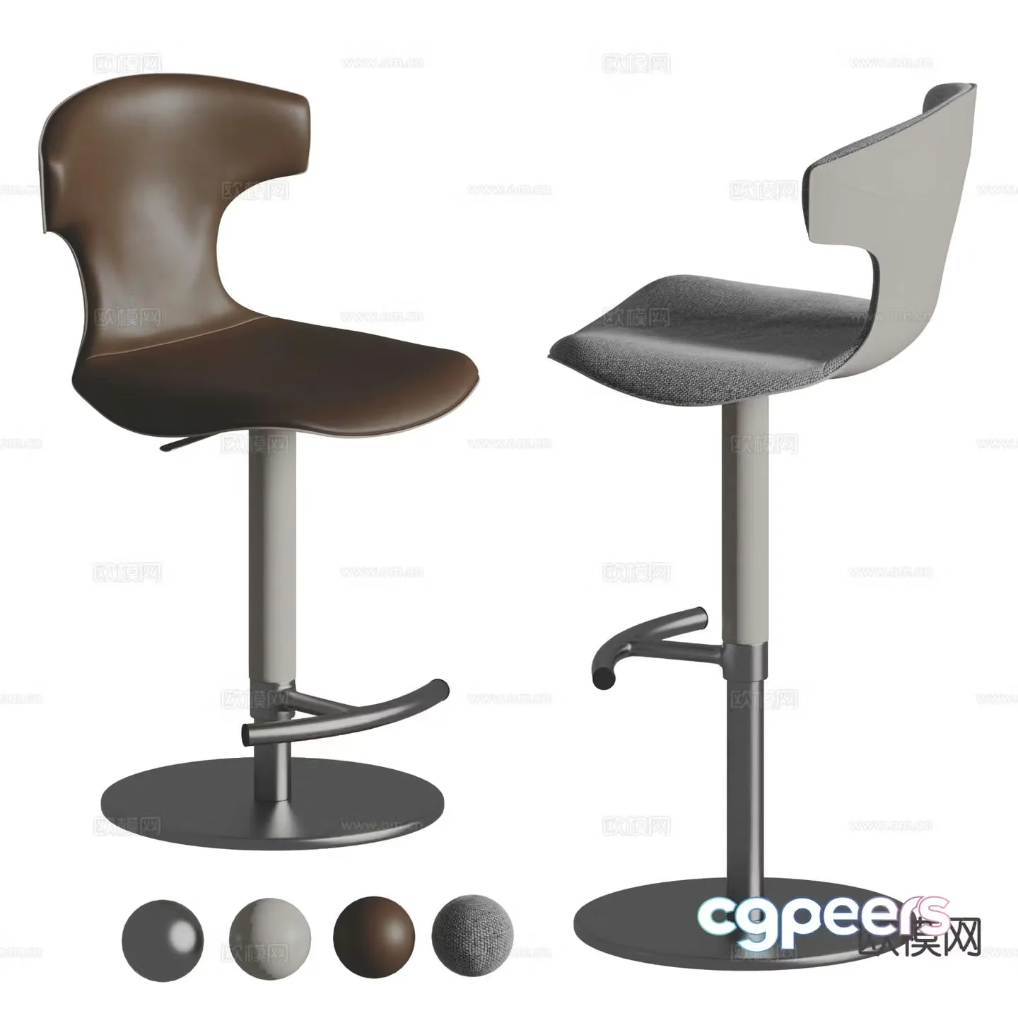 Sits bar stool bar stool 3d model