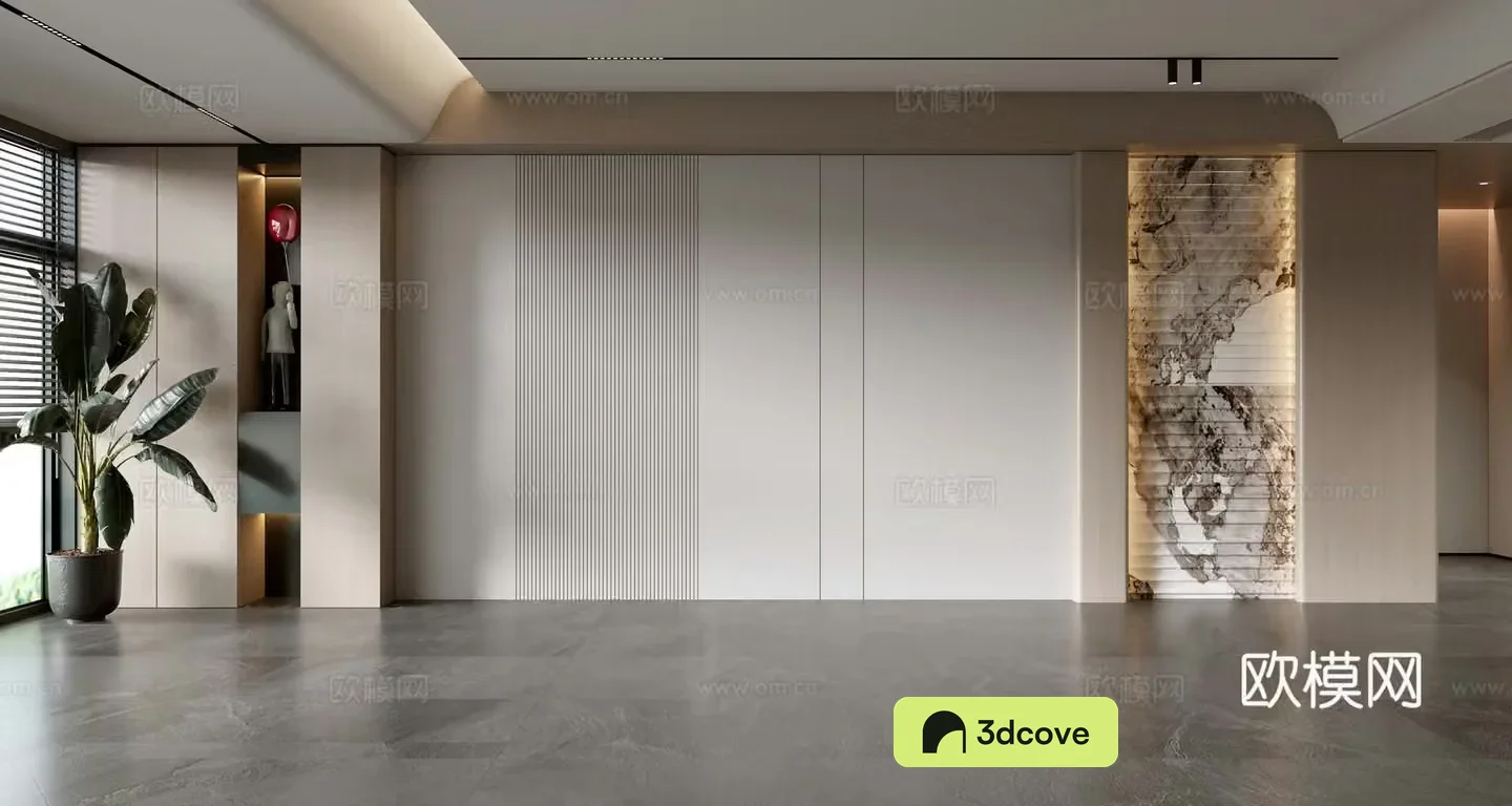 Modern sofa background wall