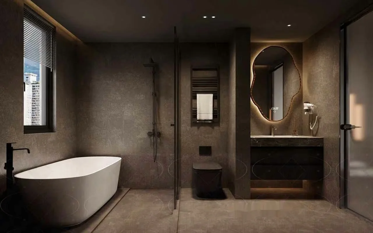 A Modern Bathroom 3D Model – 18166 – VRAY Render