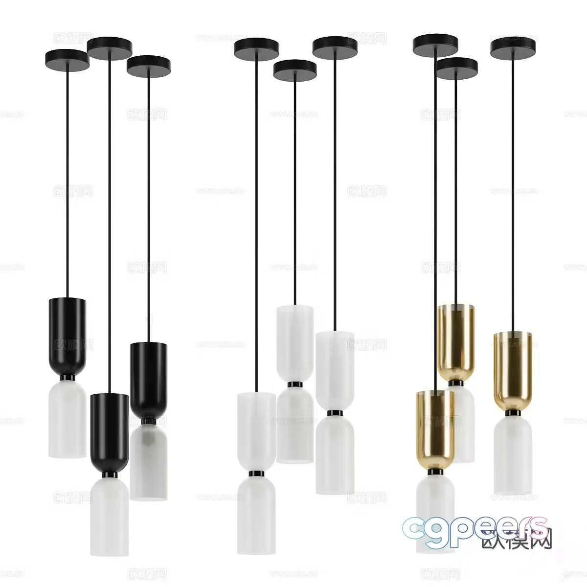 Maytoni Memory Suspension Combination 3D Model