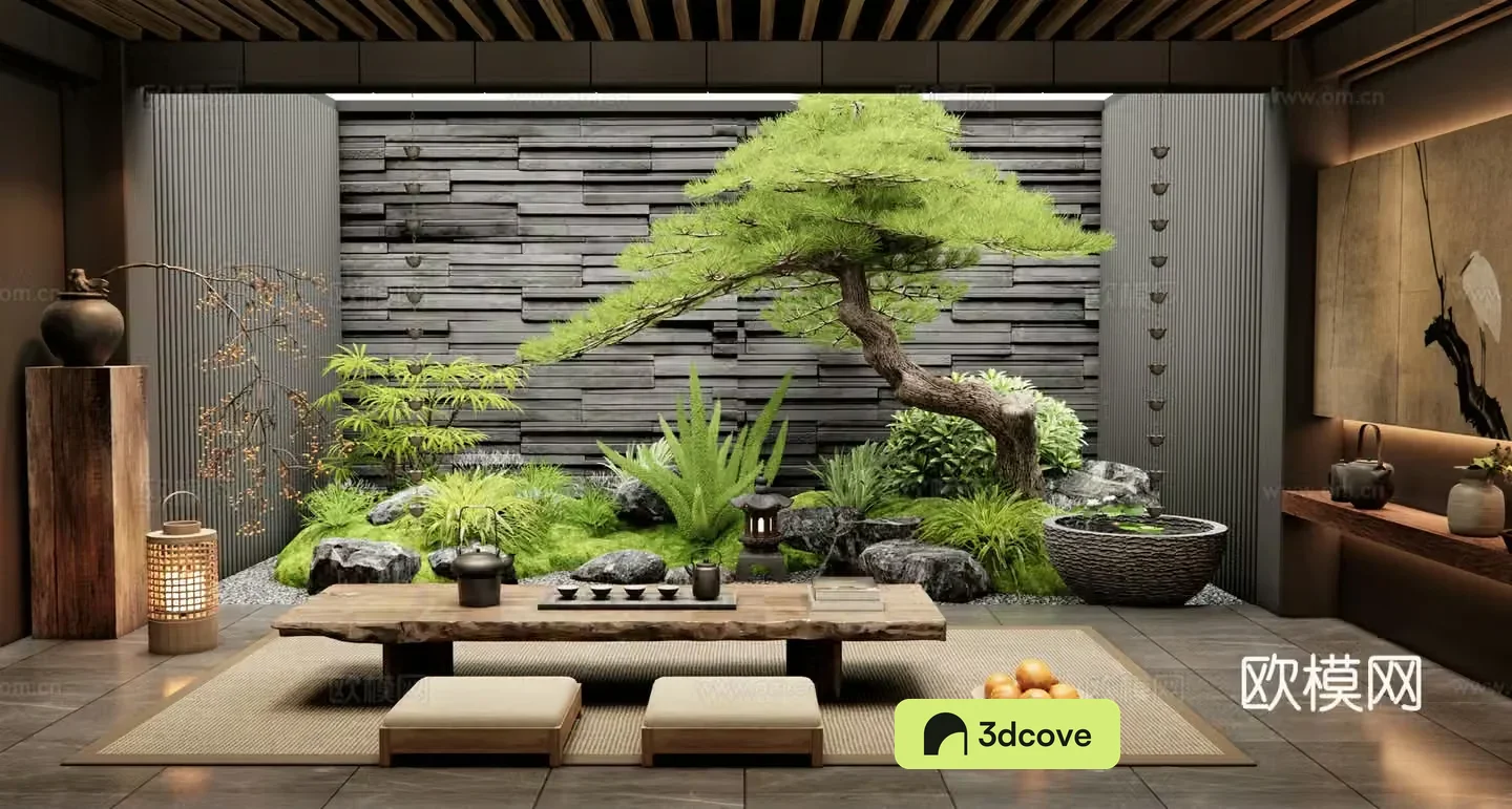 New Chinese-style tea room Tatami tea room