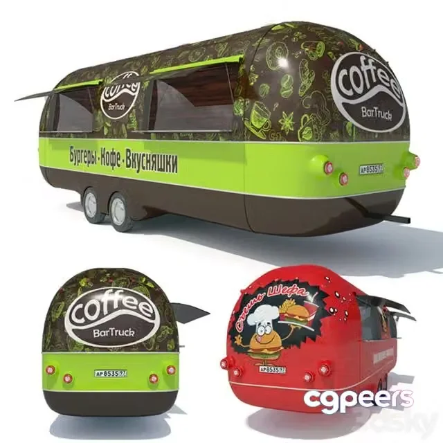 3ds Max Free – Food truck