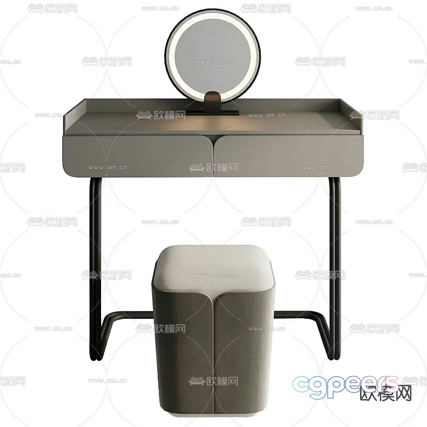 Modern dressing table dressing table 3d model