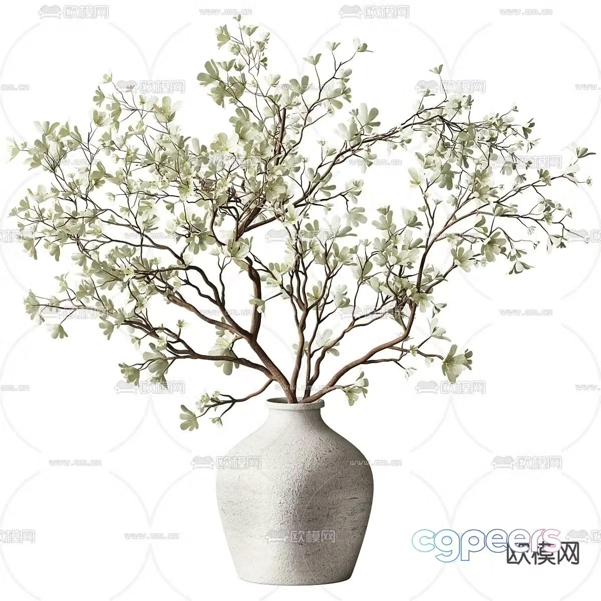 Vase Flower Art Flower Arrangement Flower 3D Model