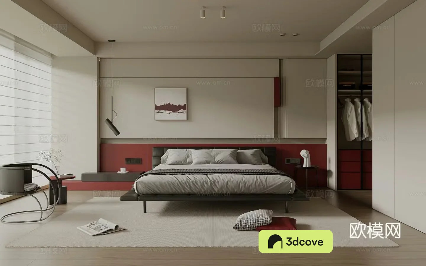 Italian bedroom modern bedroom master bedroom