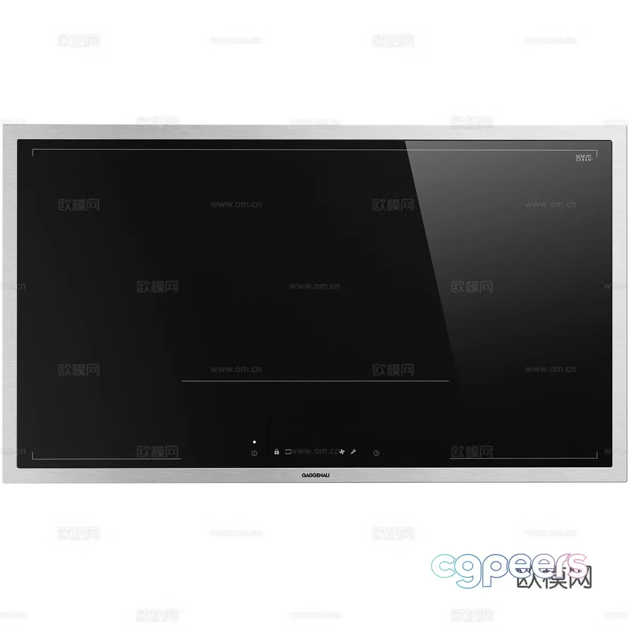 Gaggenau Induction Cooker Minimalist Induction Cooker Induction Cooker 3D Model