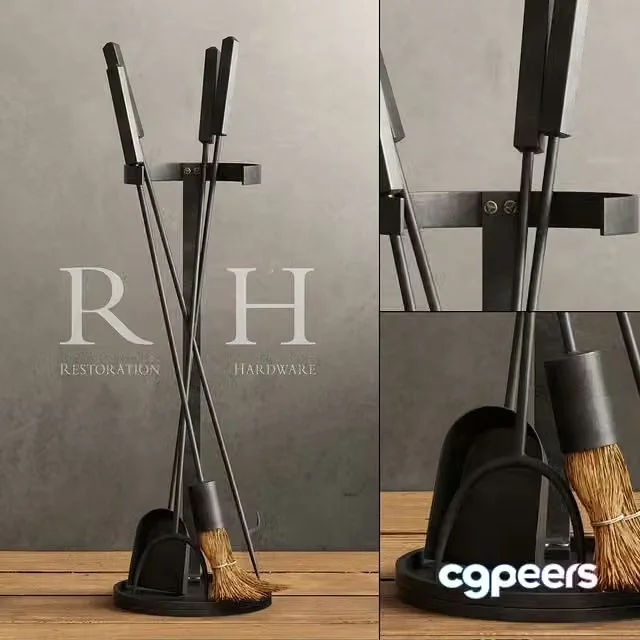 3ds Max Free – RH INDUSTRIAL HEARTH TOOL SET