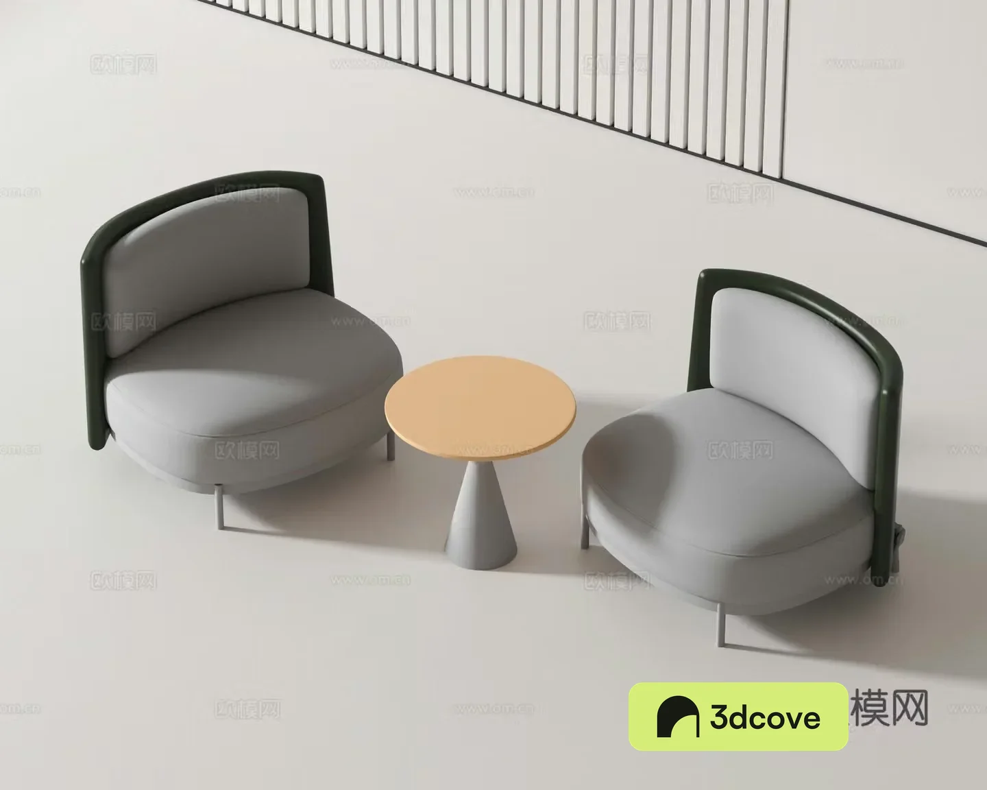 Modern leisure chair corner table