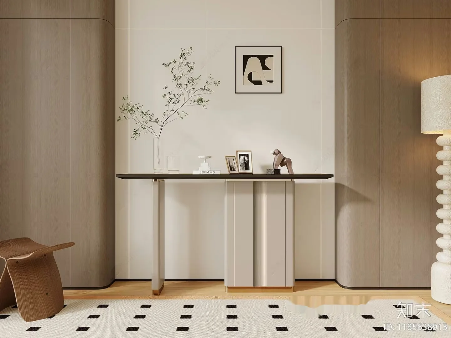 Modern Minimalist Decor 3D Model – 13943 – VRAY Render