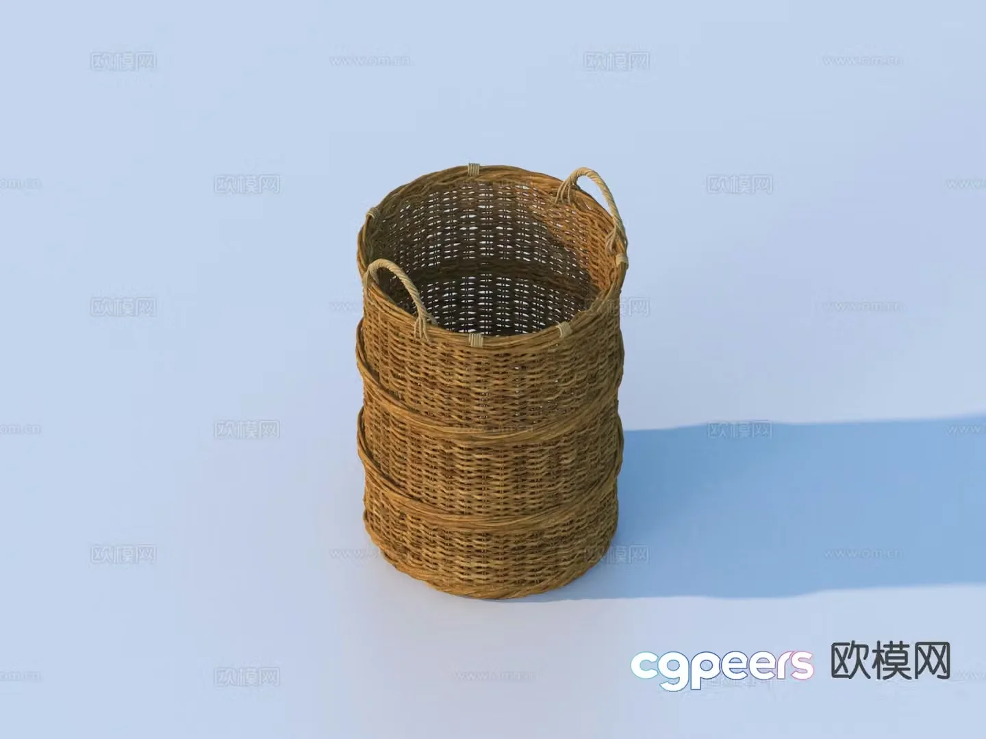 Vegetable Basket Vegetable Basket Storage Basket Rattan Basket 3D Model