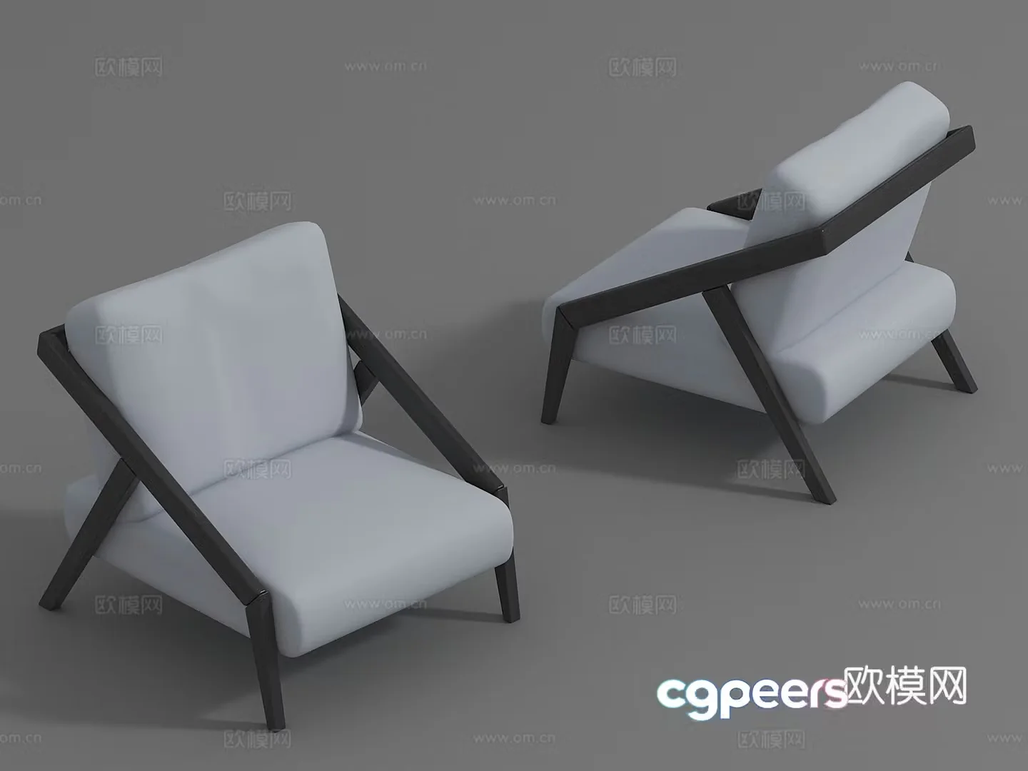 Modern leisure chair 3d model