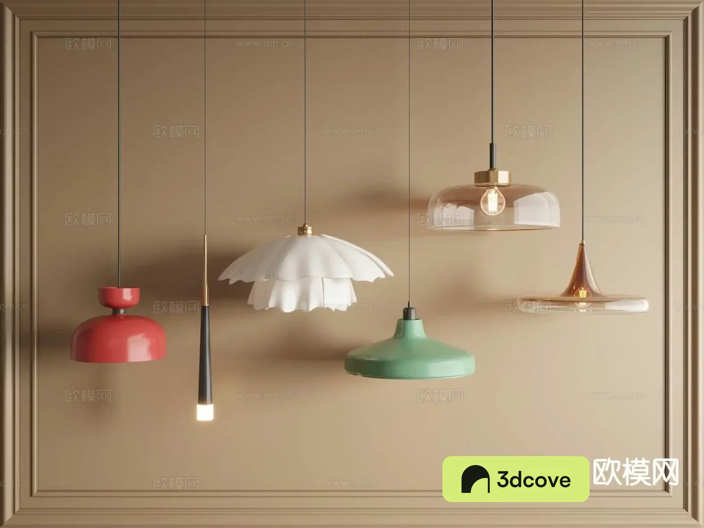 Bedside small chandelier