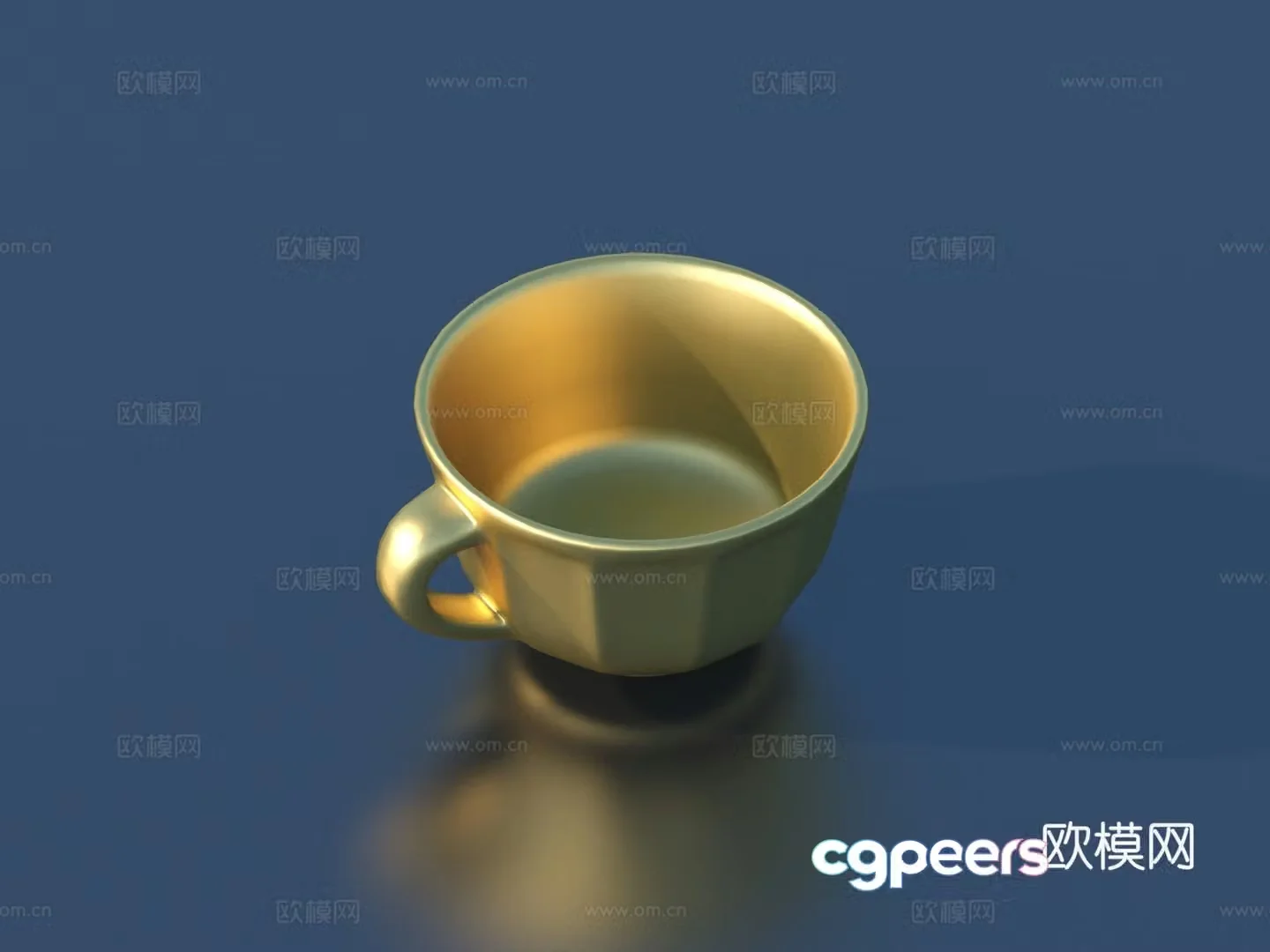 Cup Gold Cup Antique Cultural Relics 3D Model