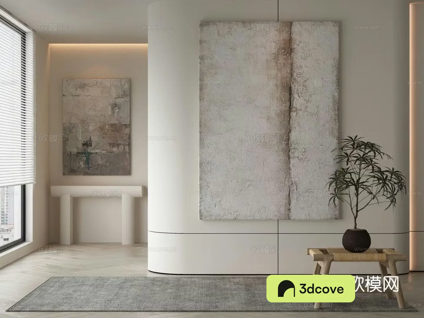 Modern texture painting decorative painting